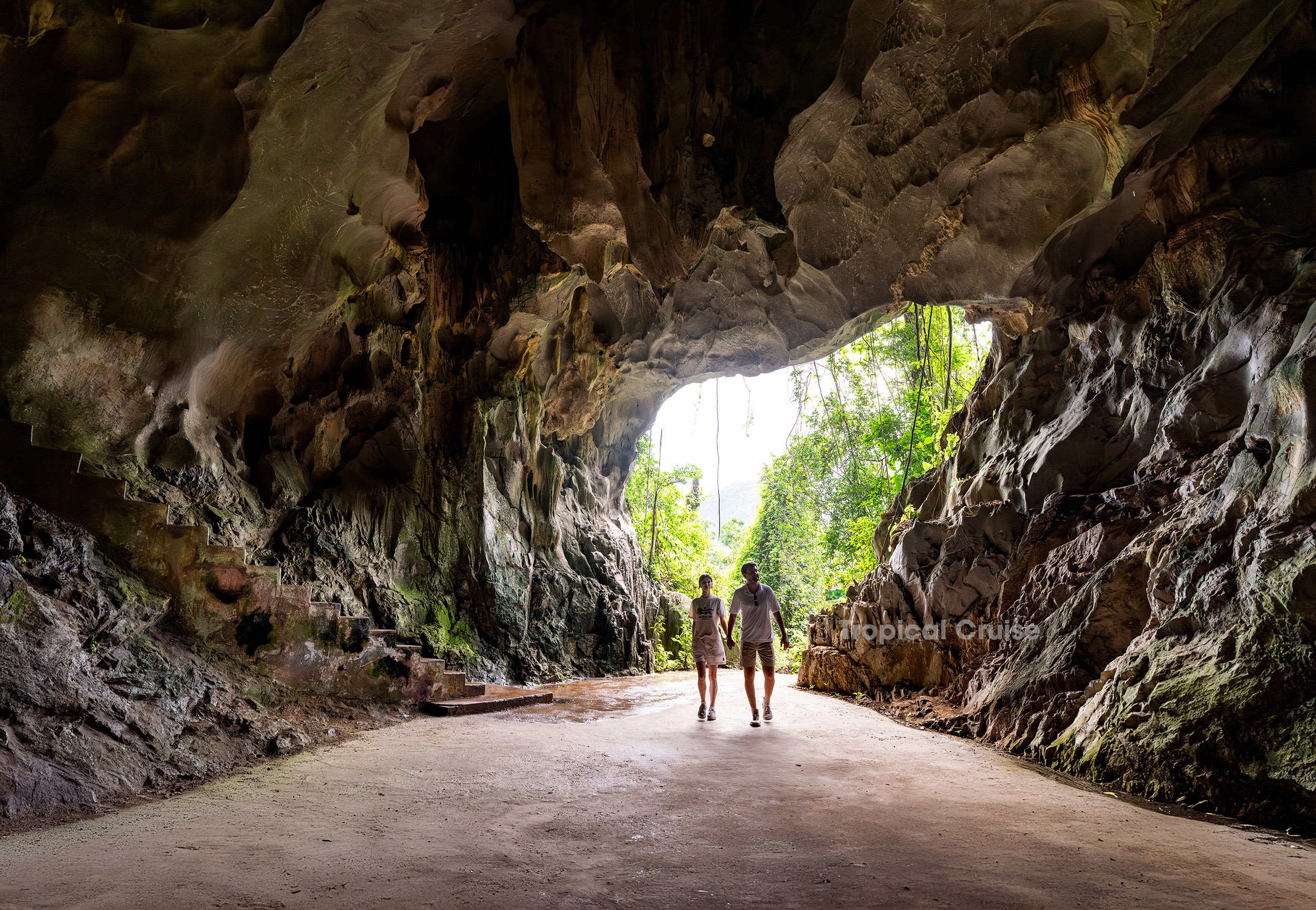 Visiting Trung Trang Cave in Cat Ba National Park