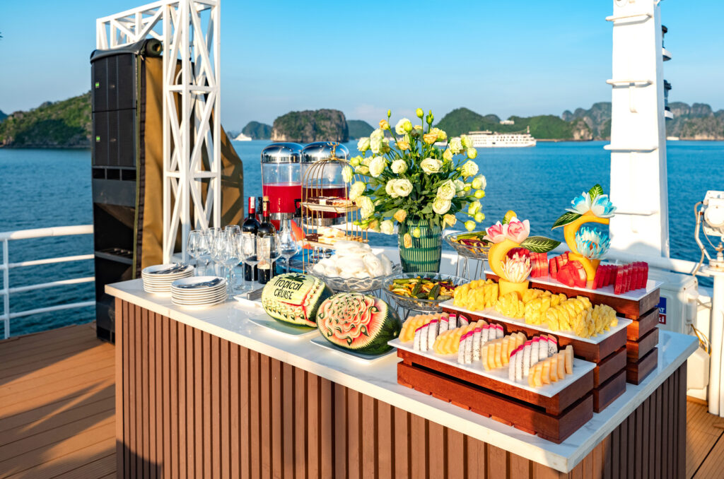 Tropical Cruise Sunset Party